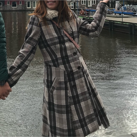 Firetrap 80% wool coat- super warm size medium - Picture 1 of 7